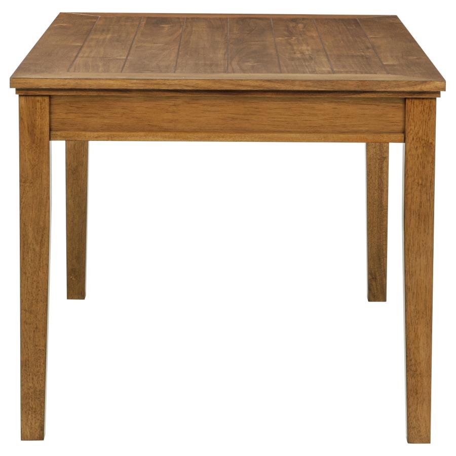 Atwood Rectangular Wood Dining Table Warm Brown