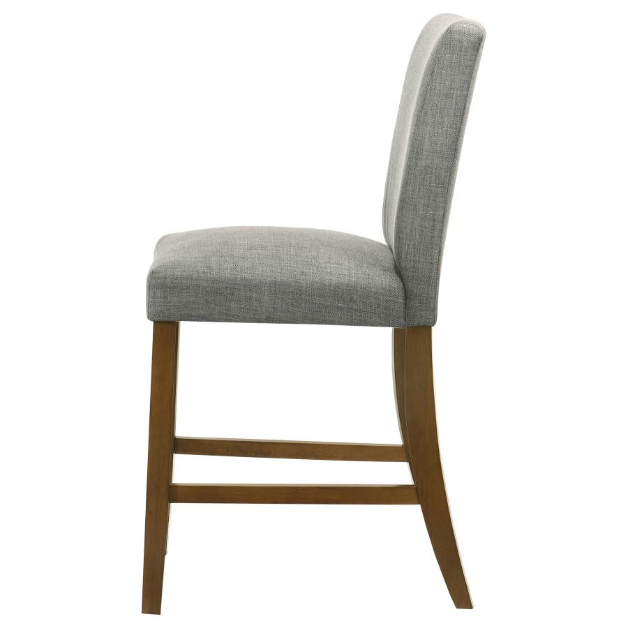 Paxton Upholstered Counter Height Dining Chair Grey (Set of 2)