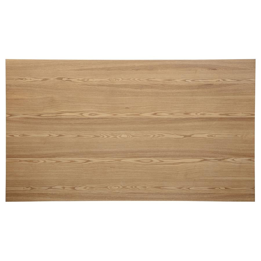 Andrews 66-inch Rectangular Dining Table Light Ash and White