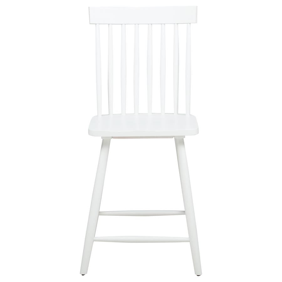 Andrews Windsor Counter Height Dining Side Chair White (Set of 2)