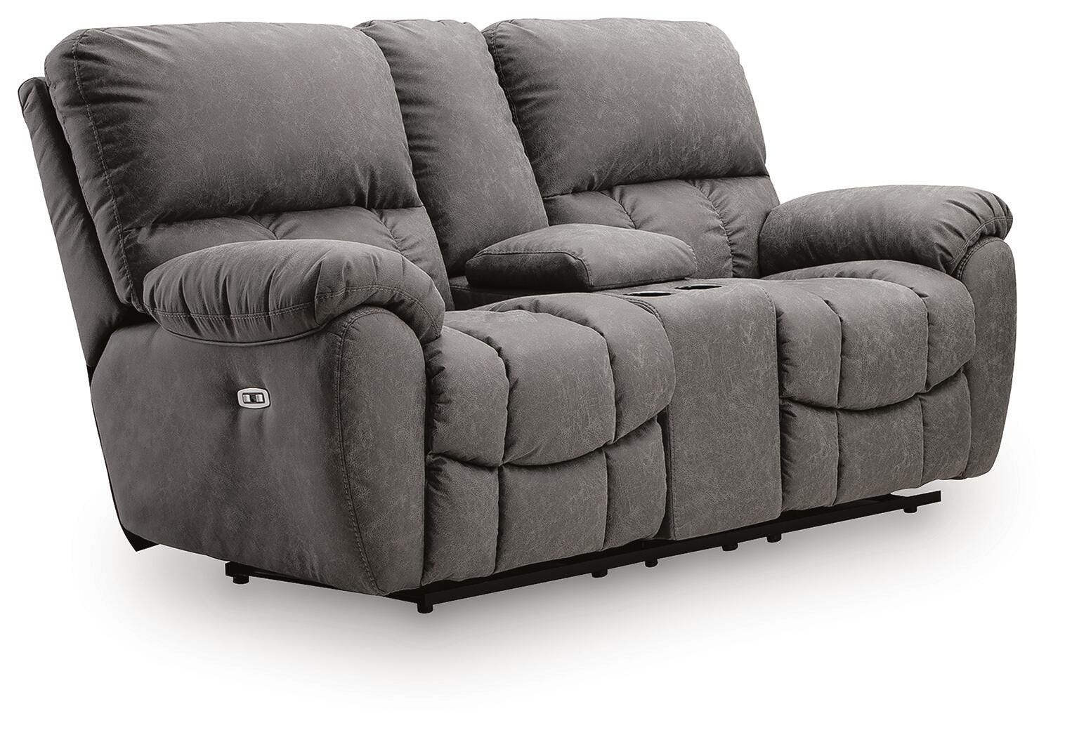 Bakerstein Power Reclining Loveseat with Console