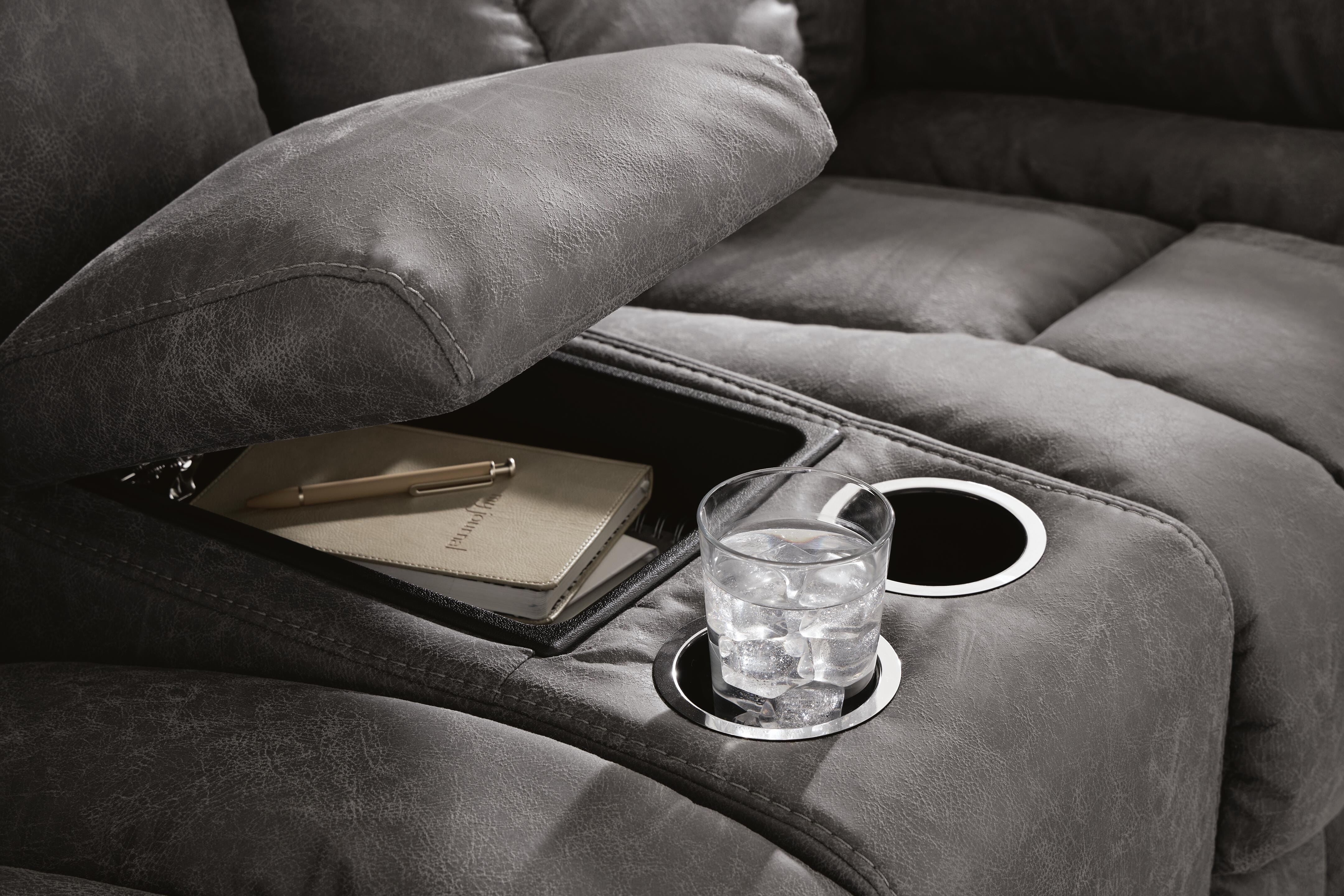 Bakerstein Power Reclining Loveseat with Console
