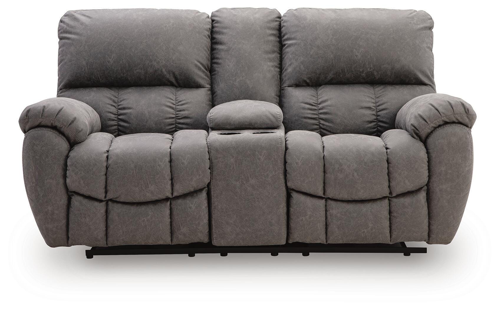 Bakerstein Power Reclining Loveseat with Console