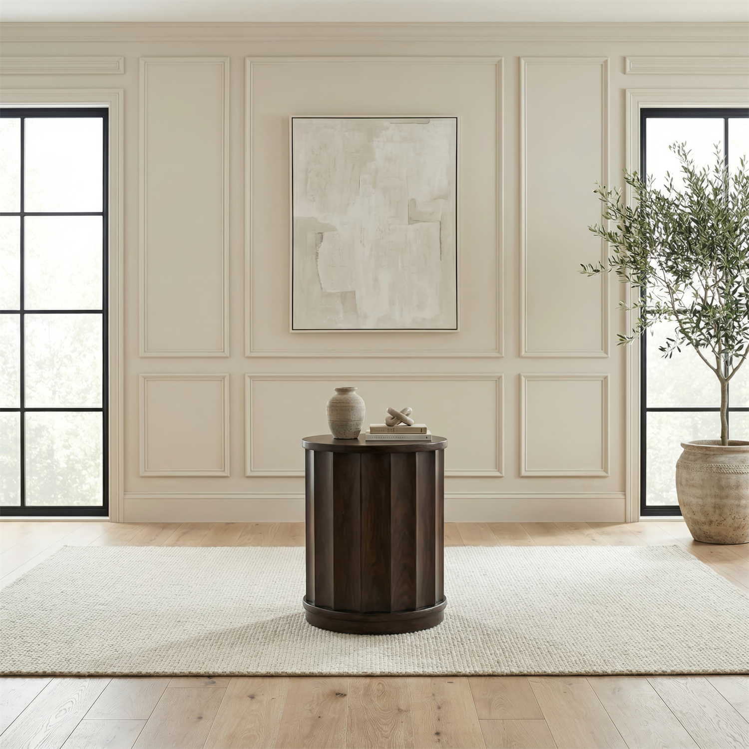 Wesley Hall Round Chairside Table