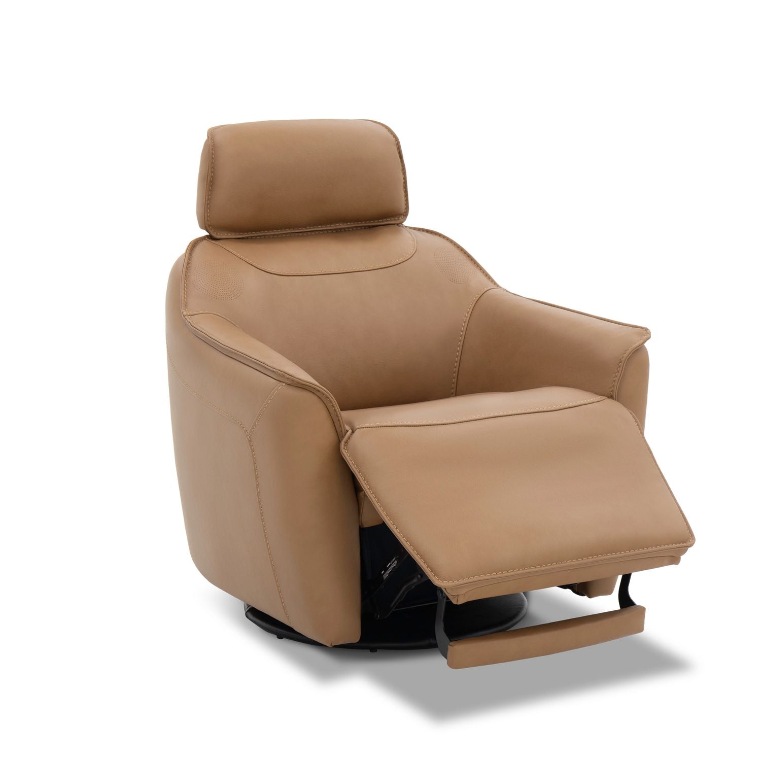 Darby Swivel Accent Chair with Power Foot & Tilt