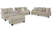 Asanti Sofa, Loveseat, Chair and Ottoman