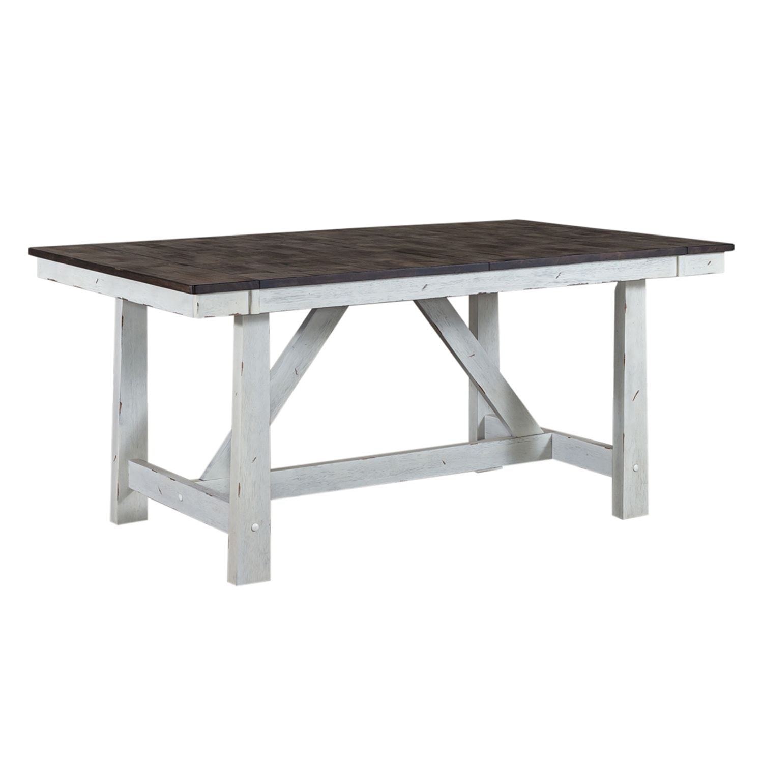 Farmhouse Optional 5 Piece Trestle Table Set