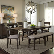 Double Bridge Trestle Table Set