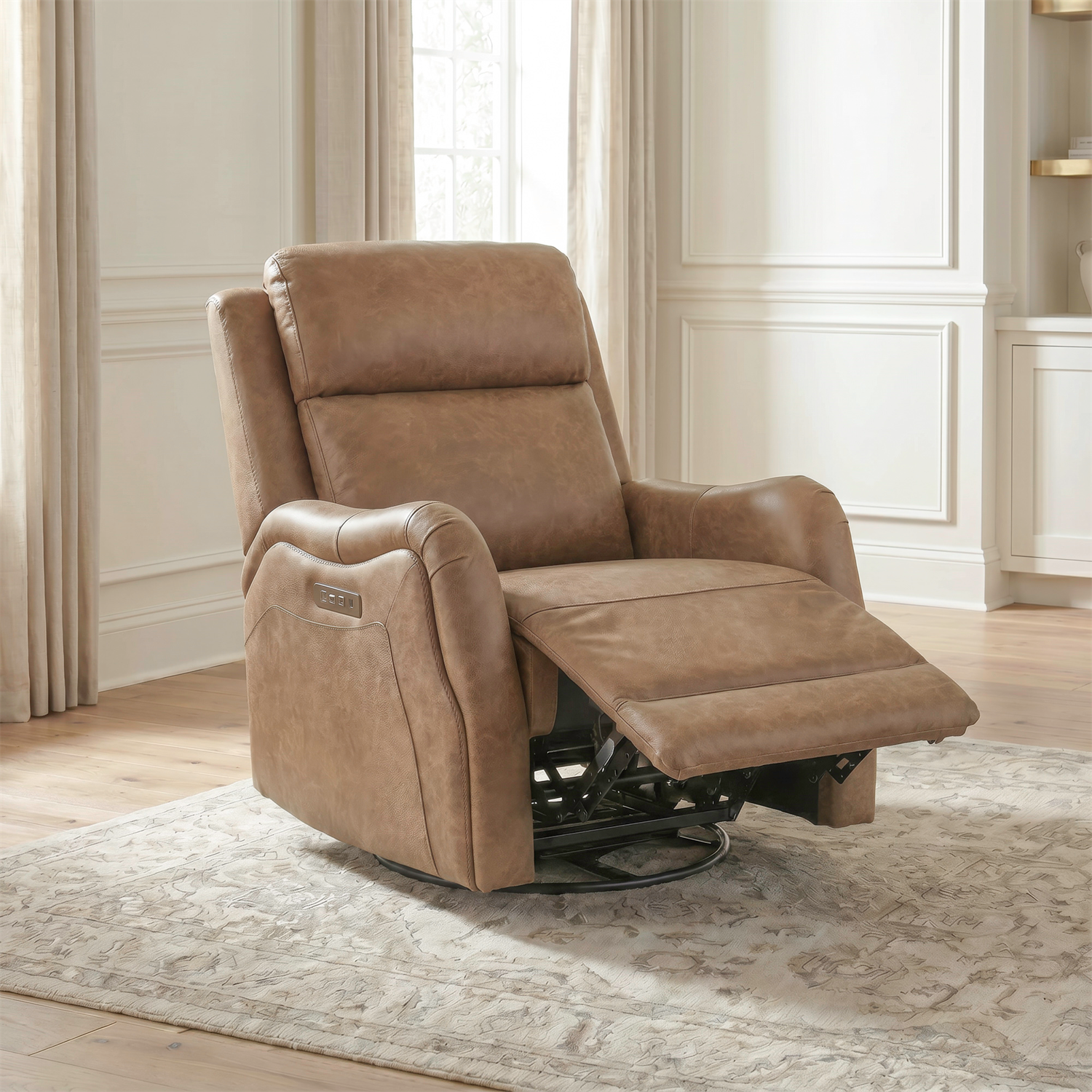 Reese Triple Power Swivel Glide Recliner