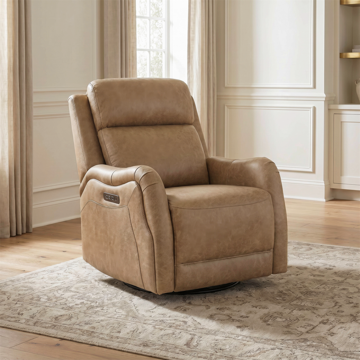 Reese Triple Power Swivel Glide Recliner