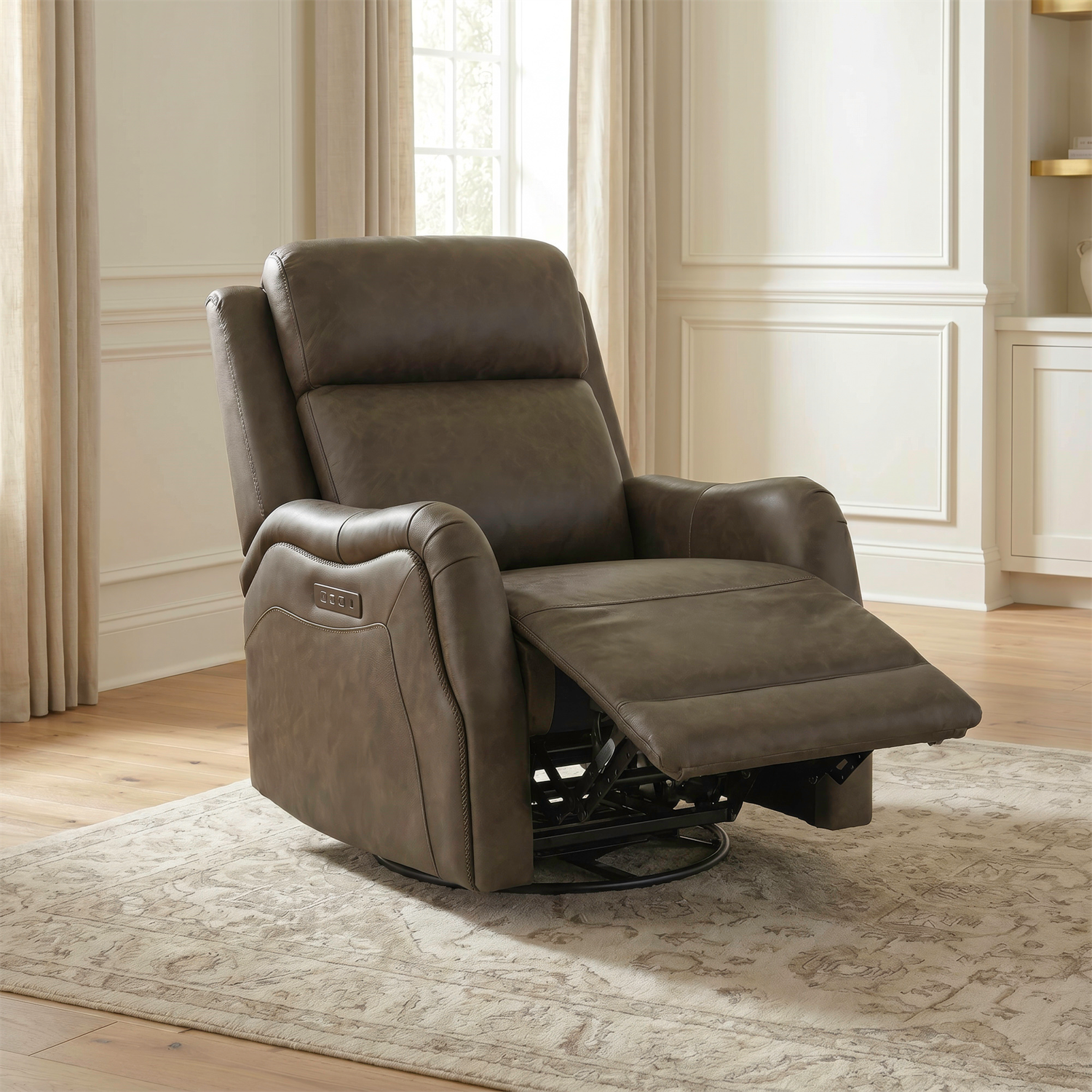 Reese Triple Power Swivel Glide Recliner
