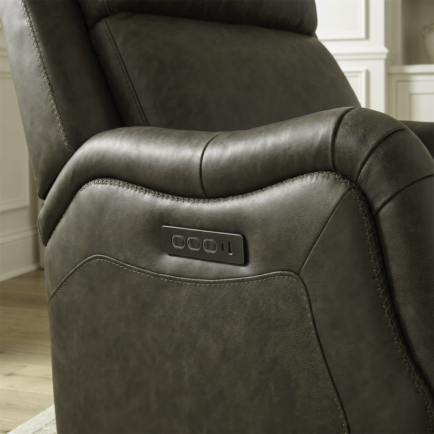 Reese Triple Power Swivel Glide Recliner