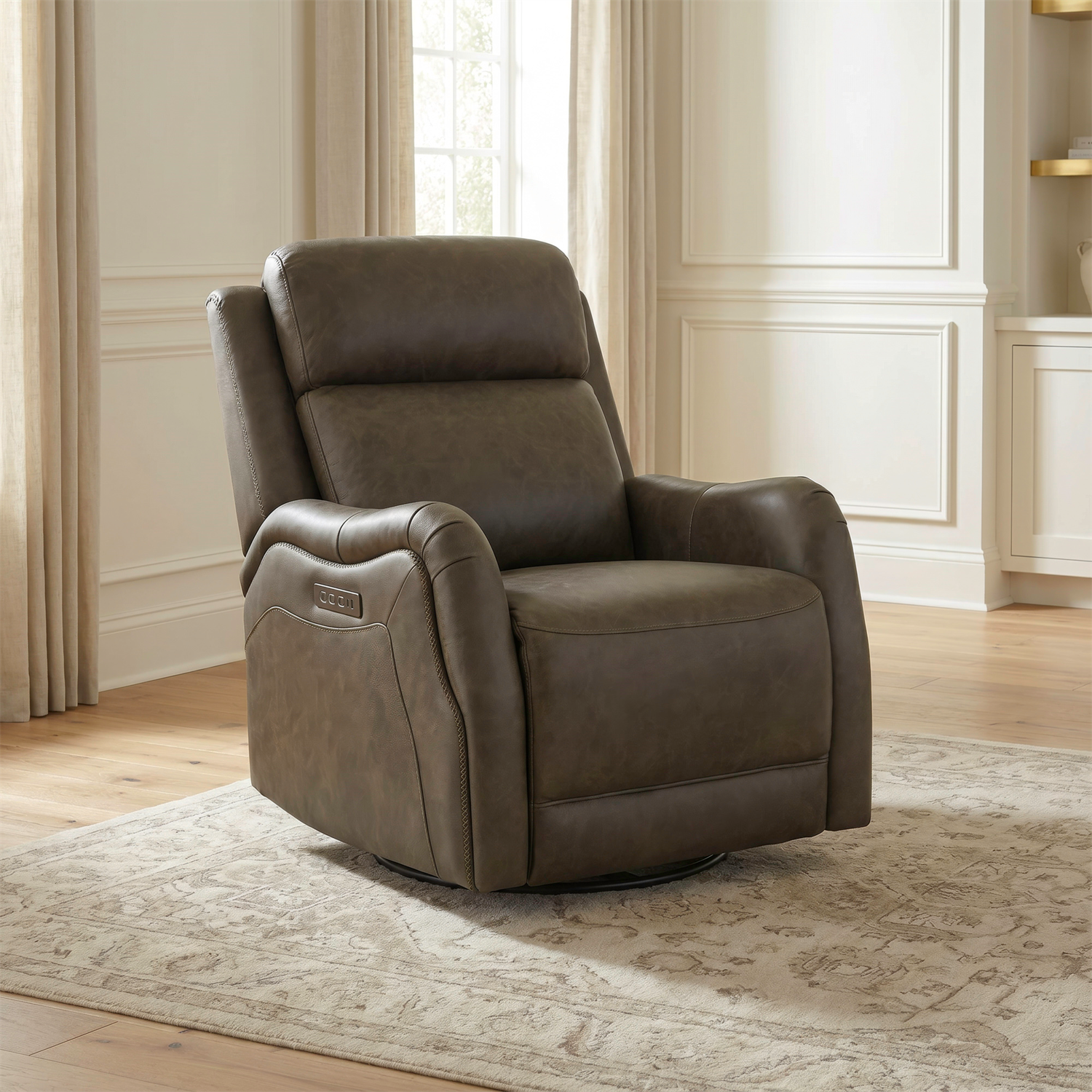 Reese Triple Power Swivel Glide Recliner