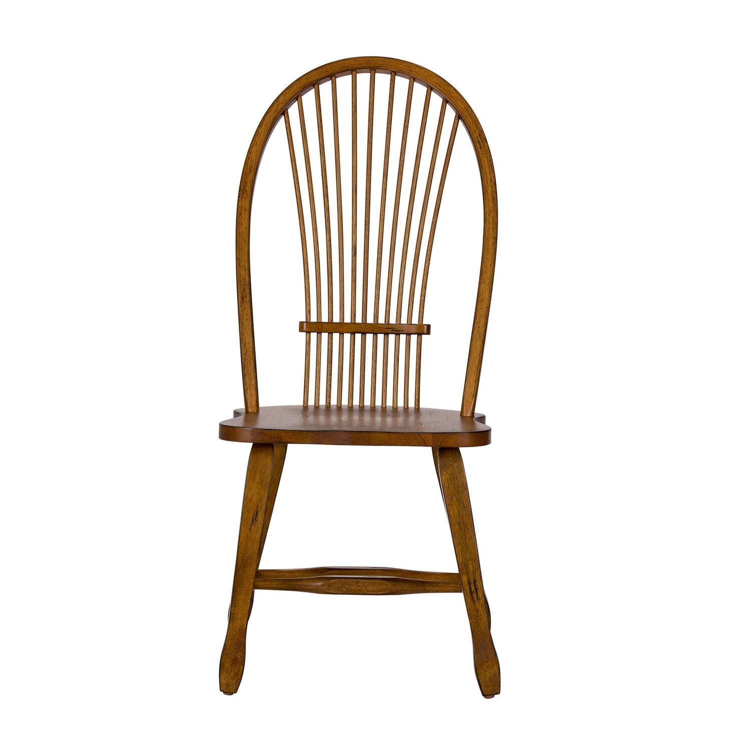 Treasures Sheaf Back Side Chair - Oak