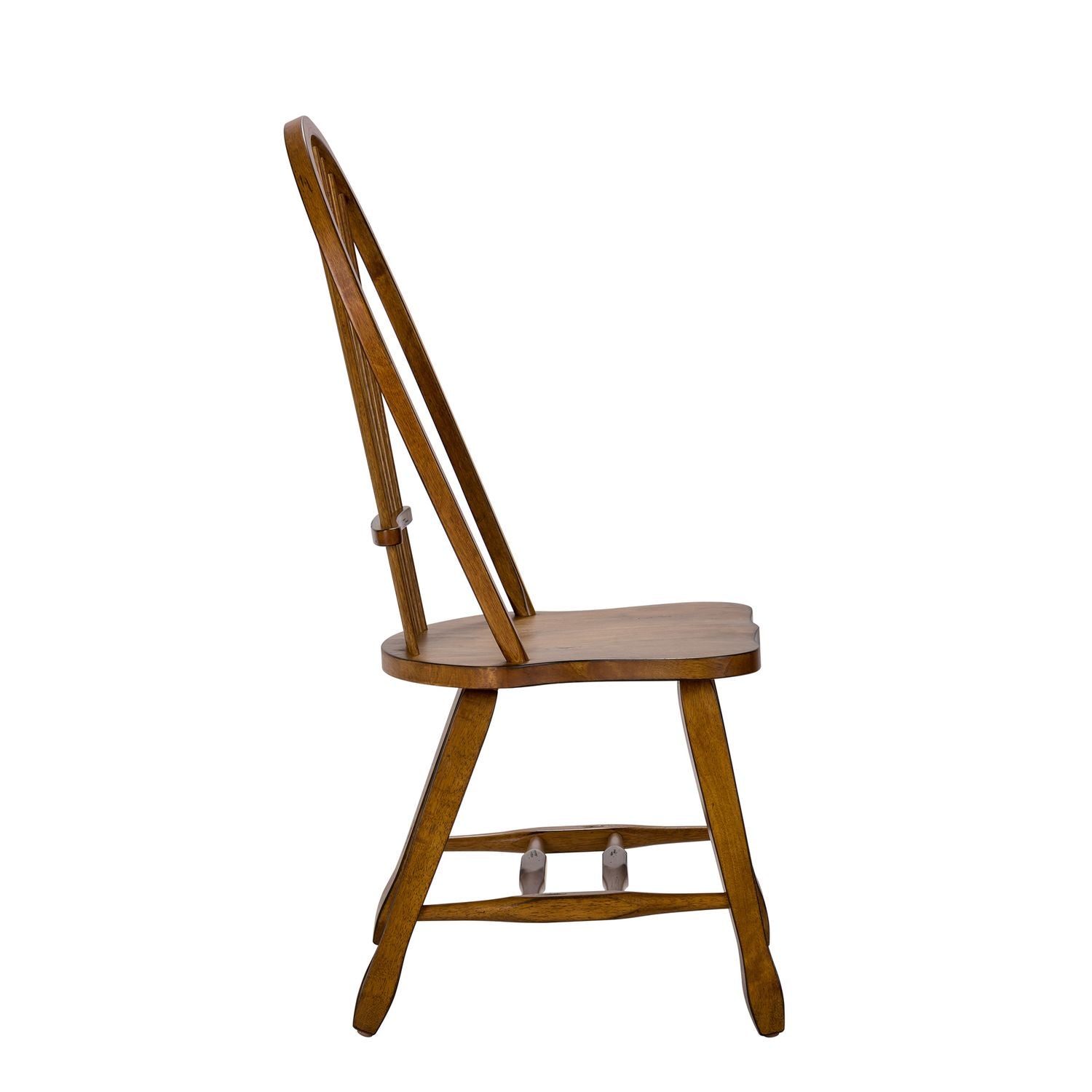 Treasures Sheaf Back Side Chair - Oak