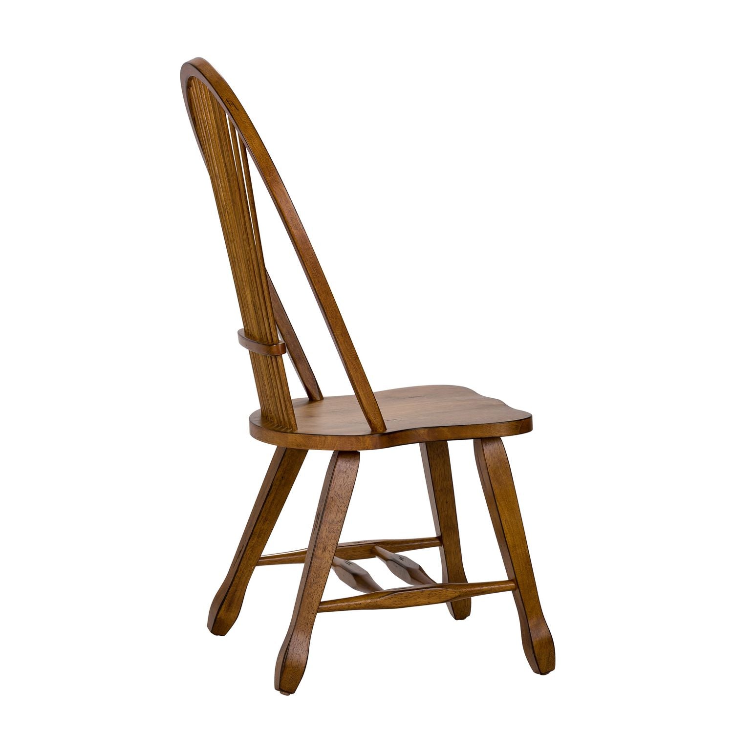 Treasures Sheaf Back Side Chair - Oak