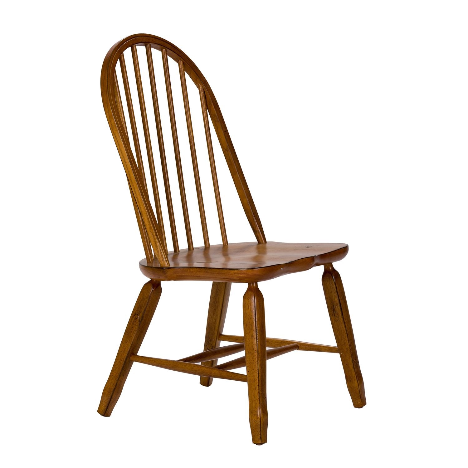 Treasures Bow Back Side Chair - Oak