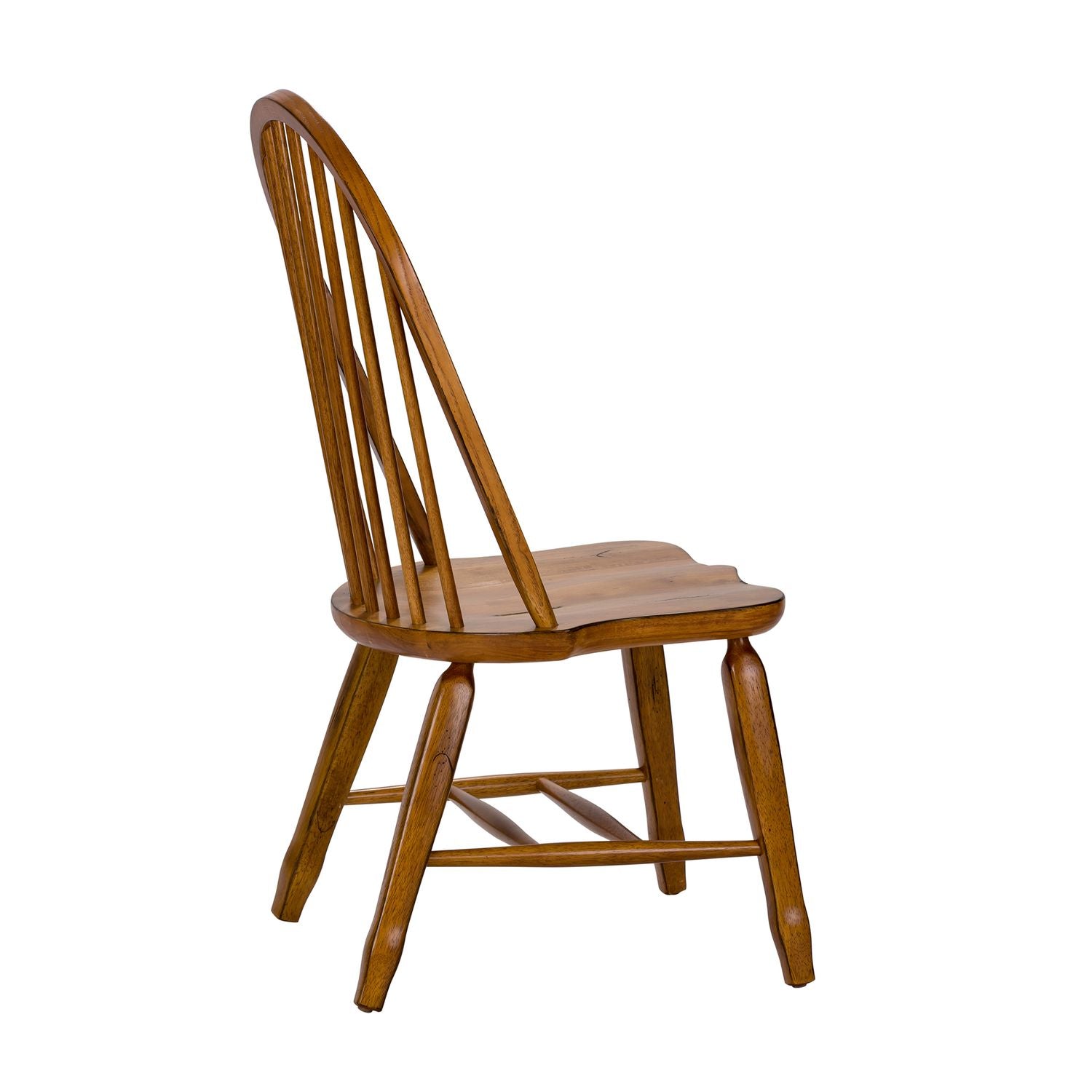 Treasures Bow Back Side Chair - Oak