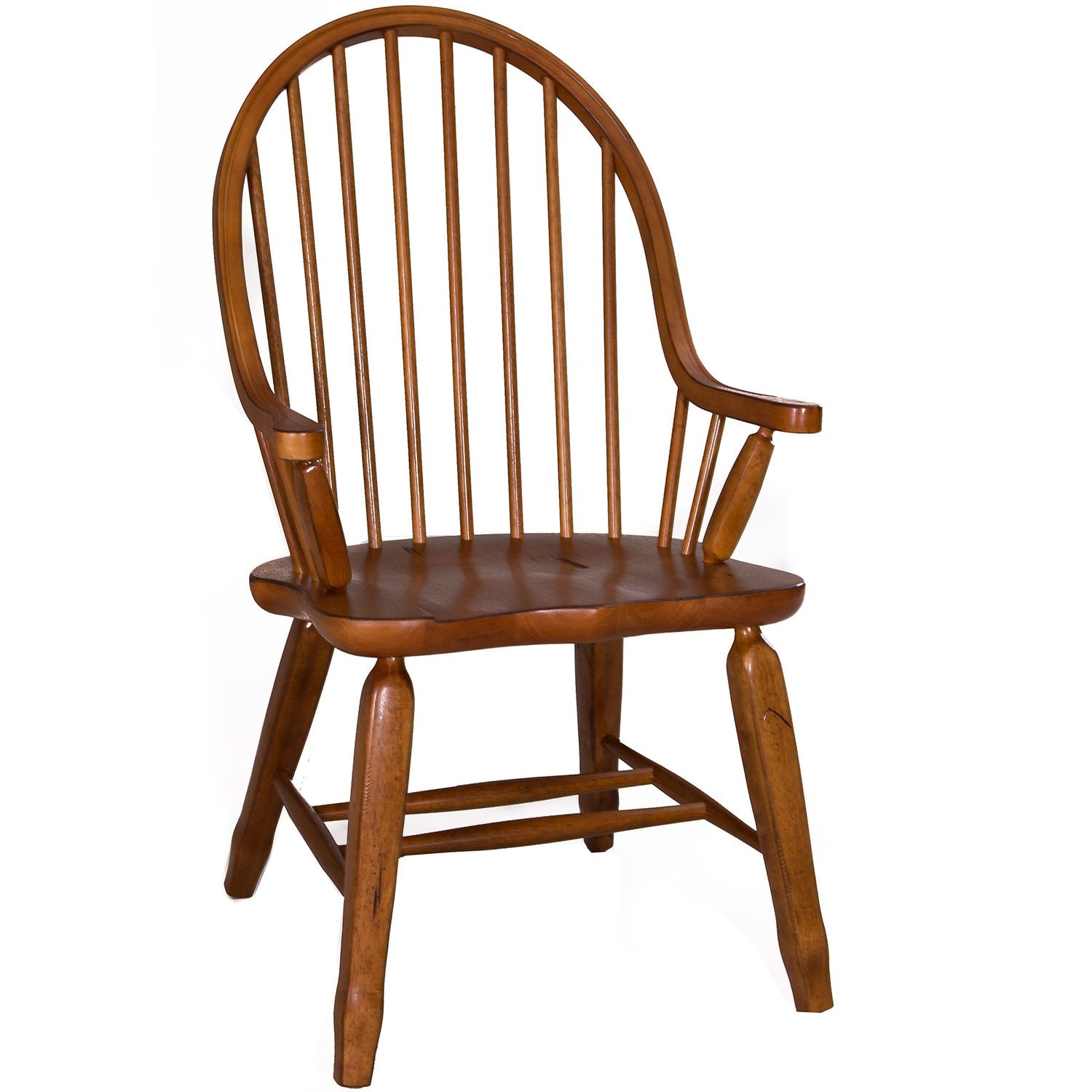 Treasures Bow Back Arm Chair - Oak