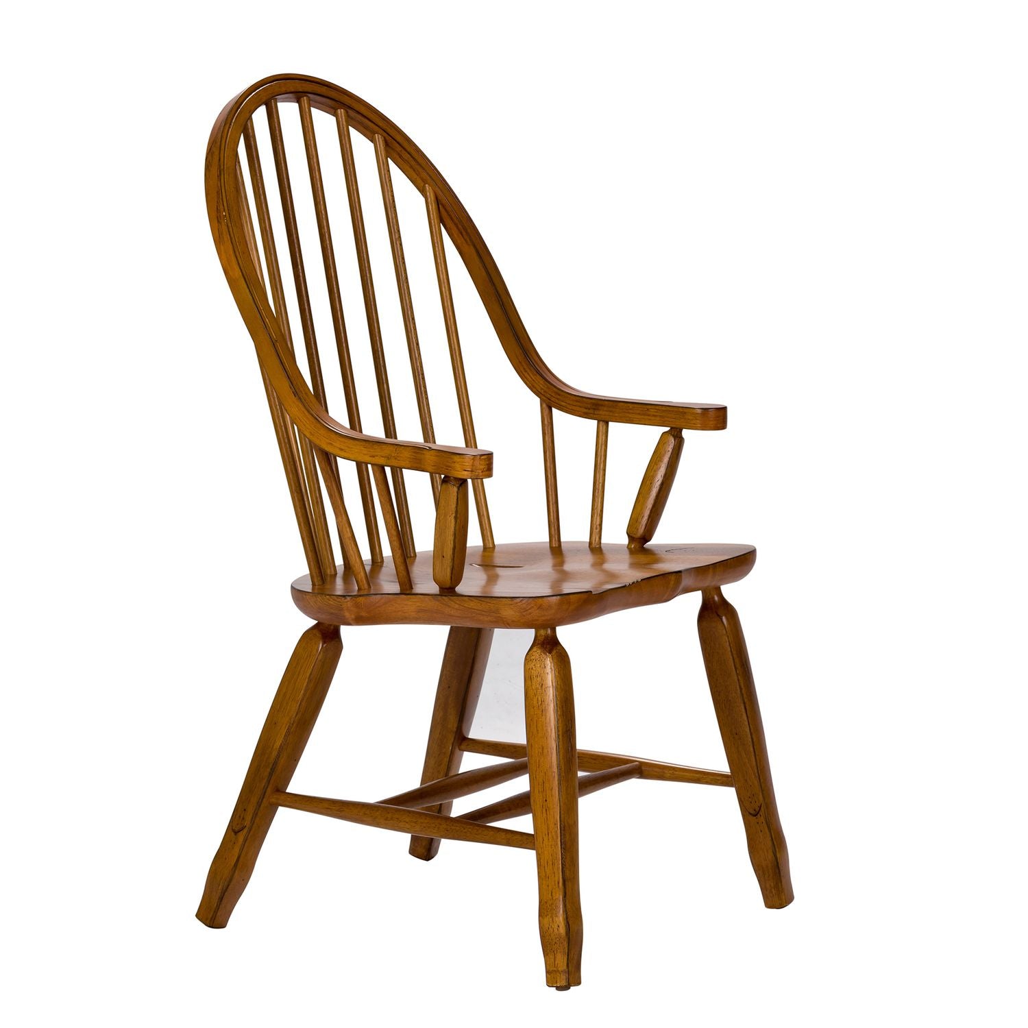 Treasures Bow Back Arm Chair - Oak