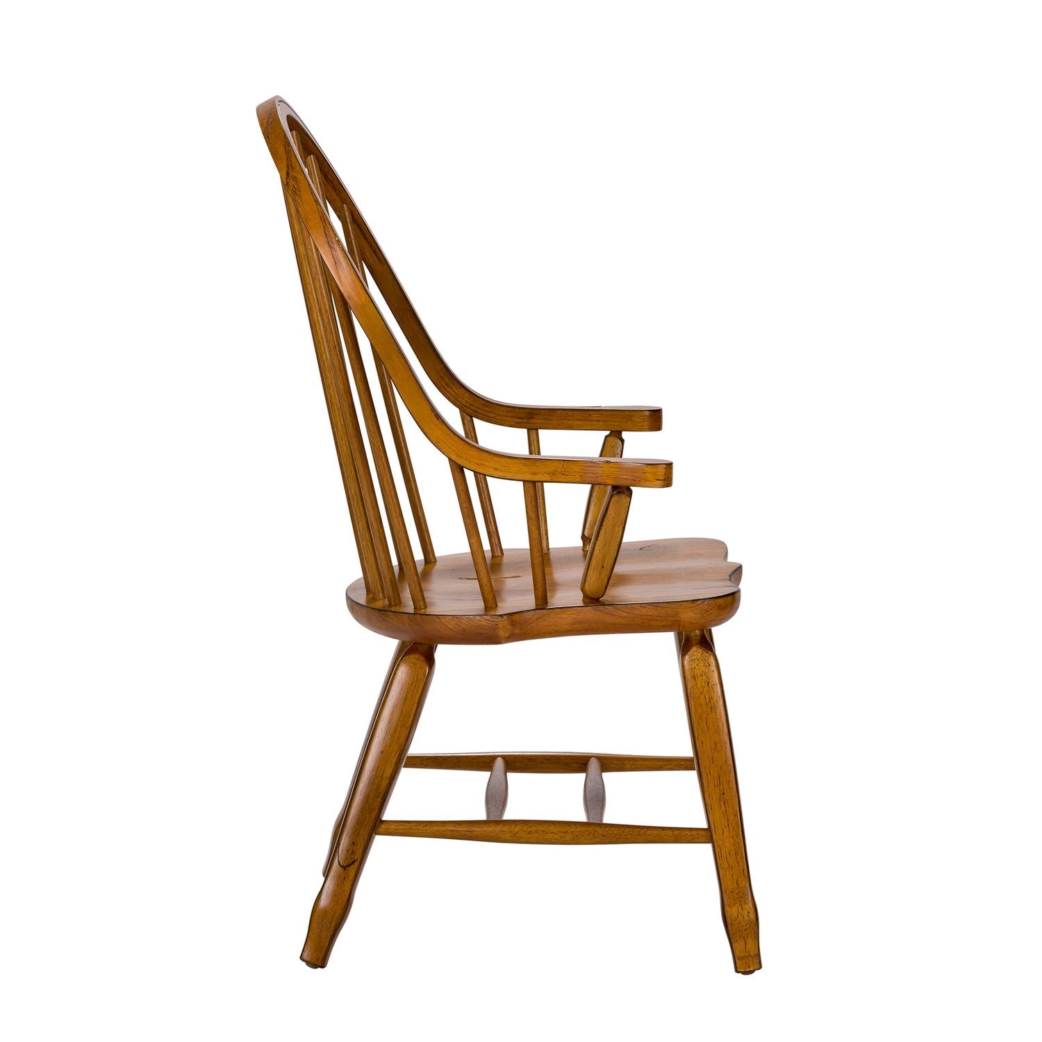 Treasures Bow Back Arm Chair - Oak