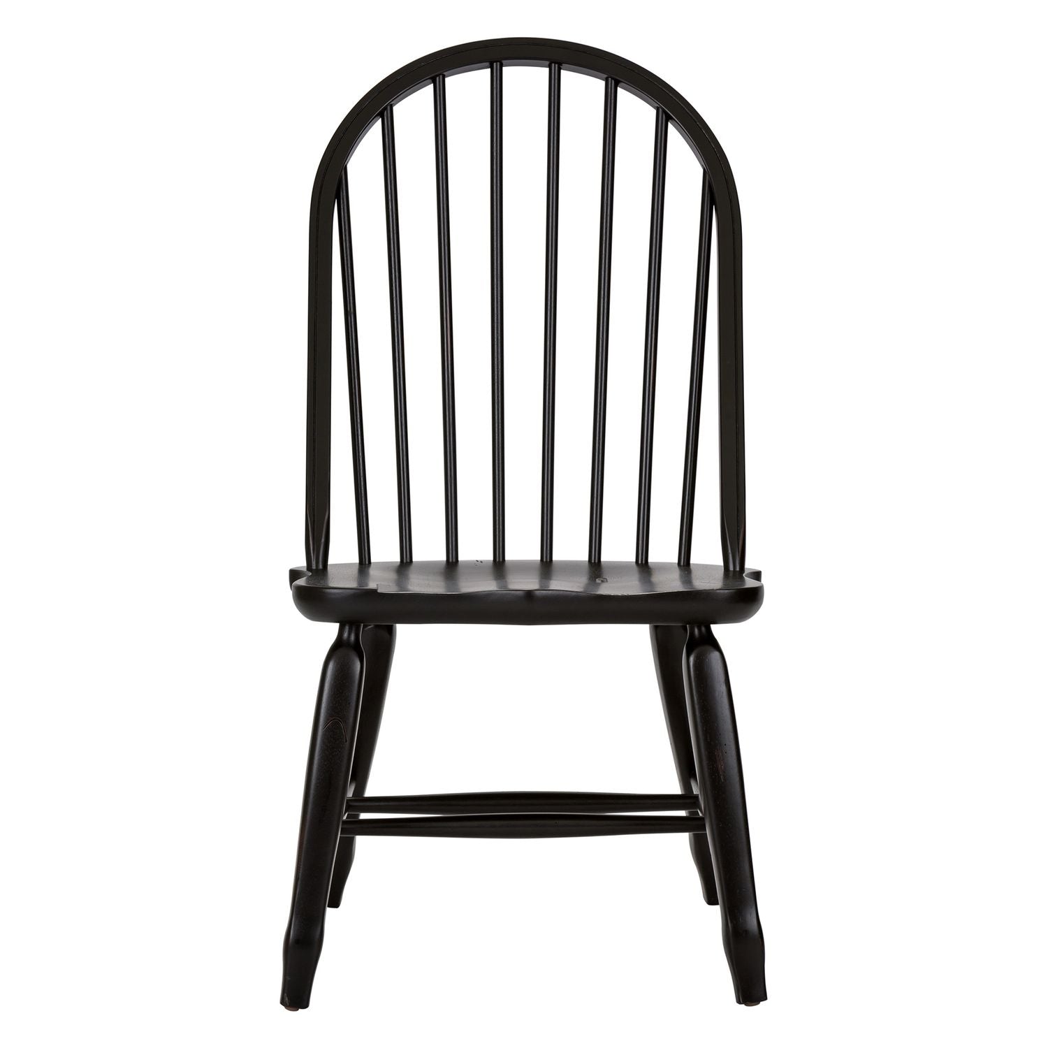 Treasures Bow Back Side Chair - Black