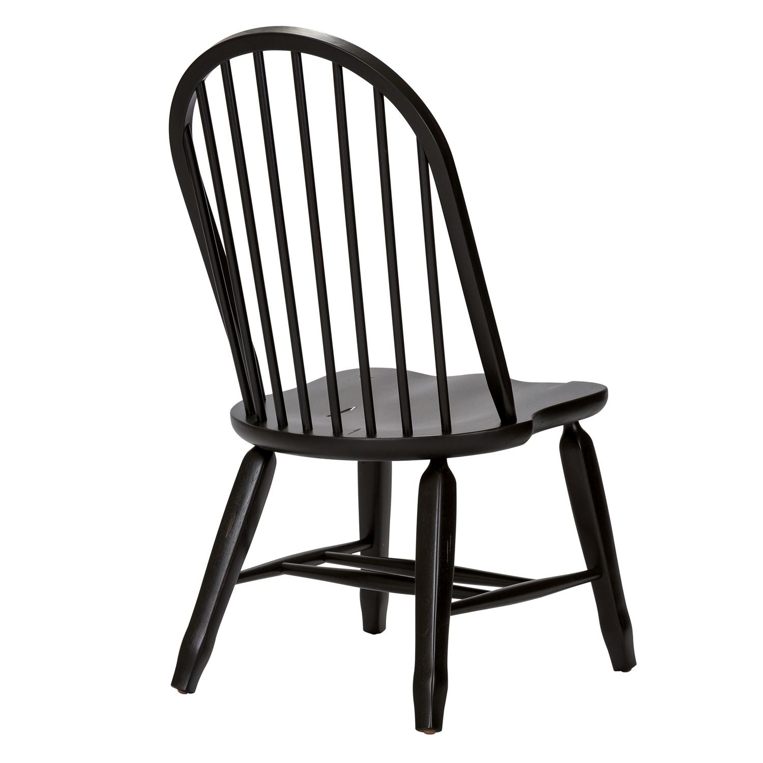 Treasures Bow Back Side Chair - Black