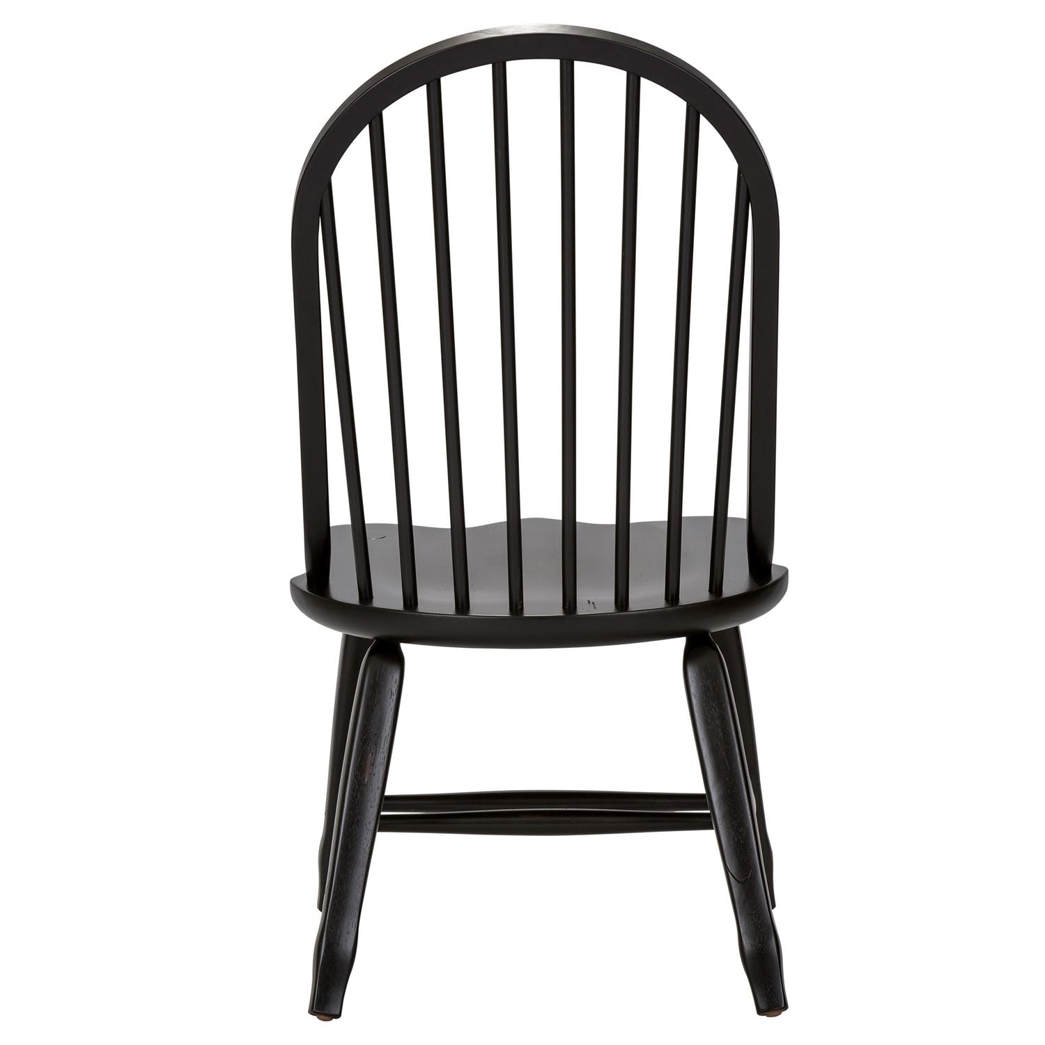 Treasures Bow Back Side Chair - Black