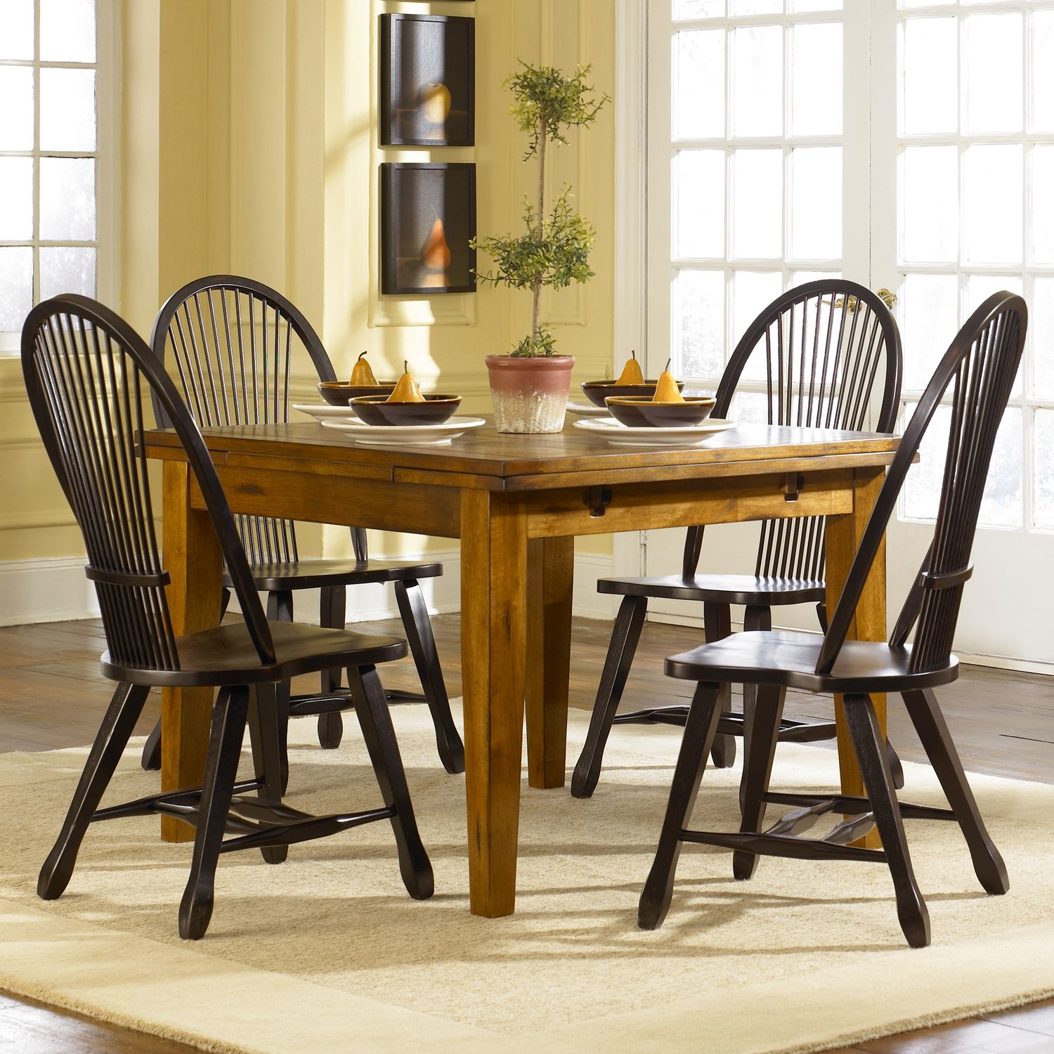 Treasures Optional 5 Piece Retractable Table Set