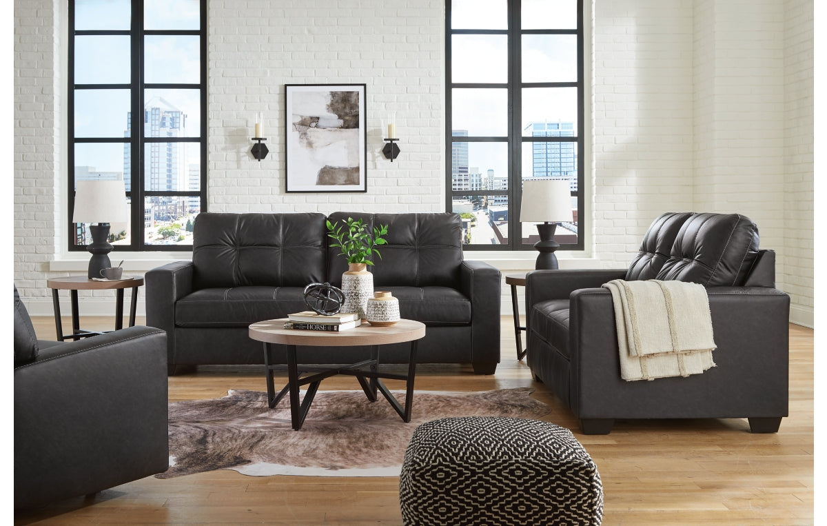 Barlin Mills Sofa, Loveseat and Recliner
