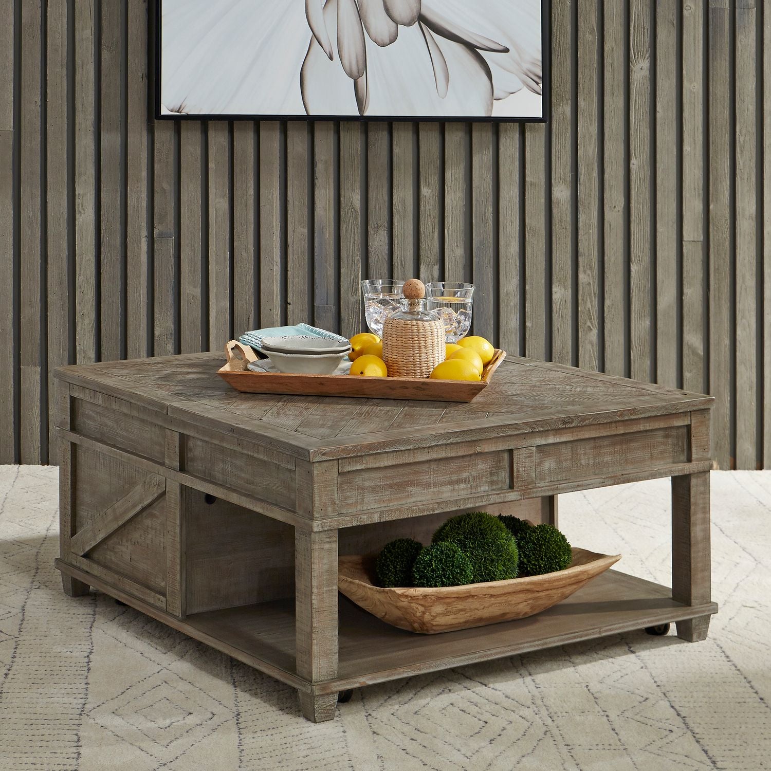 Parkland Falls Square Lift Top Cocktail Table
