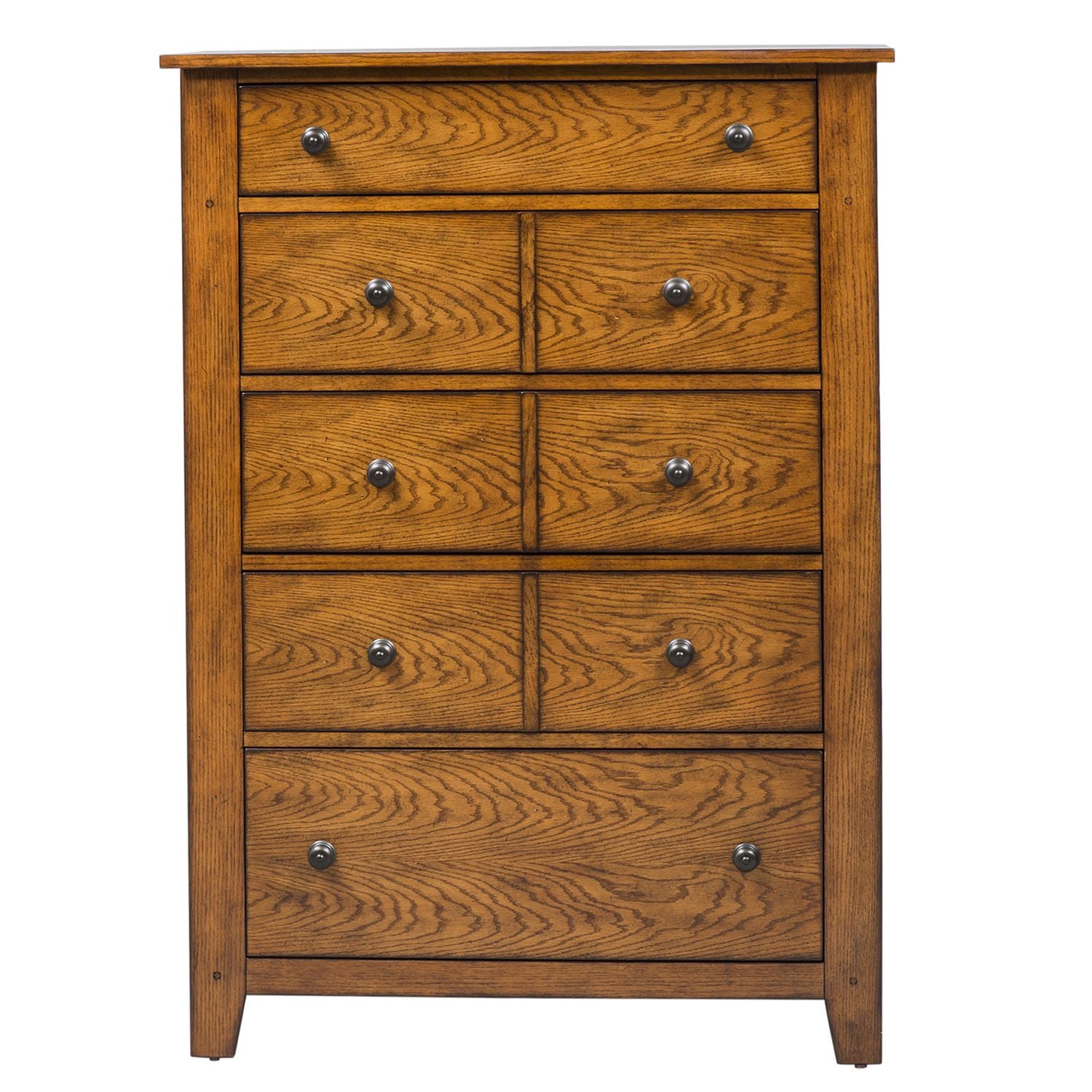 Grandpas Cabin King Sleigh Bed, Dresser & Mirror, Chest, Nightstand