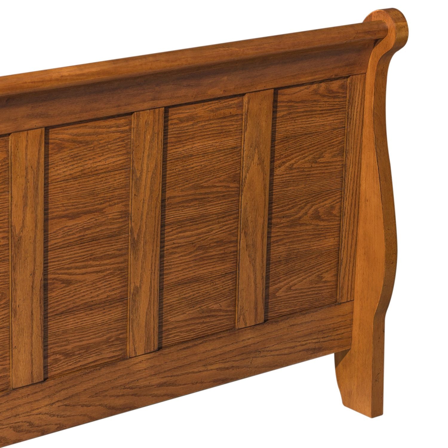 Grandpas Cabin Twin Sleigh Headboard & Footboard