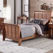 Grandpas Cabin Twin Sleigh Headboard & Footboard