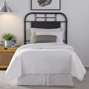 Vintage Series Twin Metal Headboard - Black