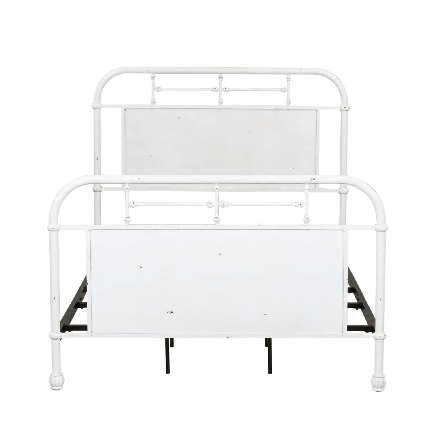 Vintage Series Twin Metal Bed - Antique White