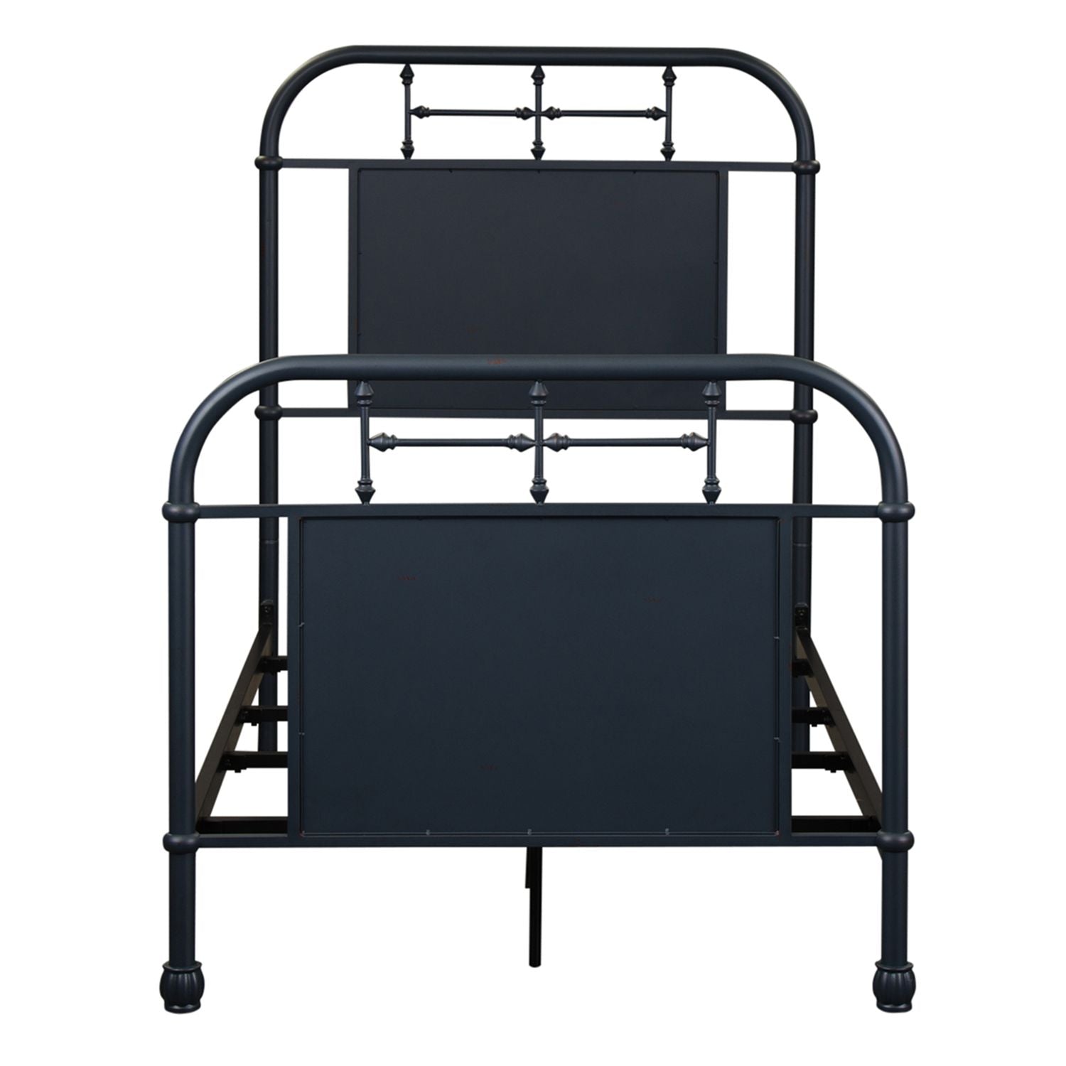 Vintage Series Twin Metal Bed - Navy
