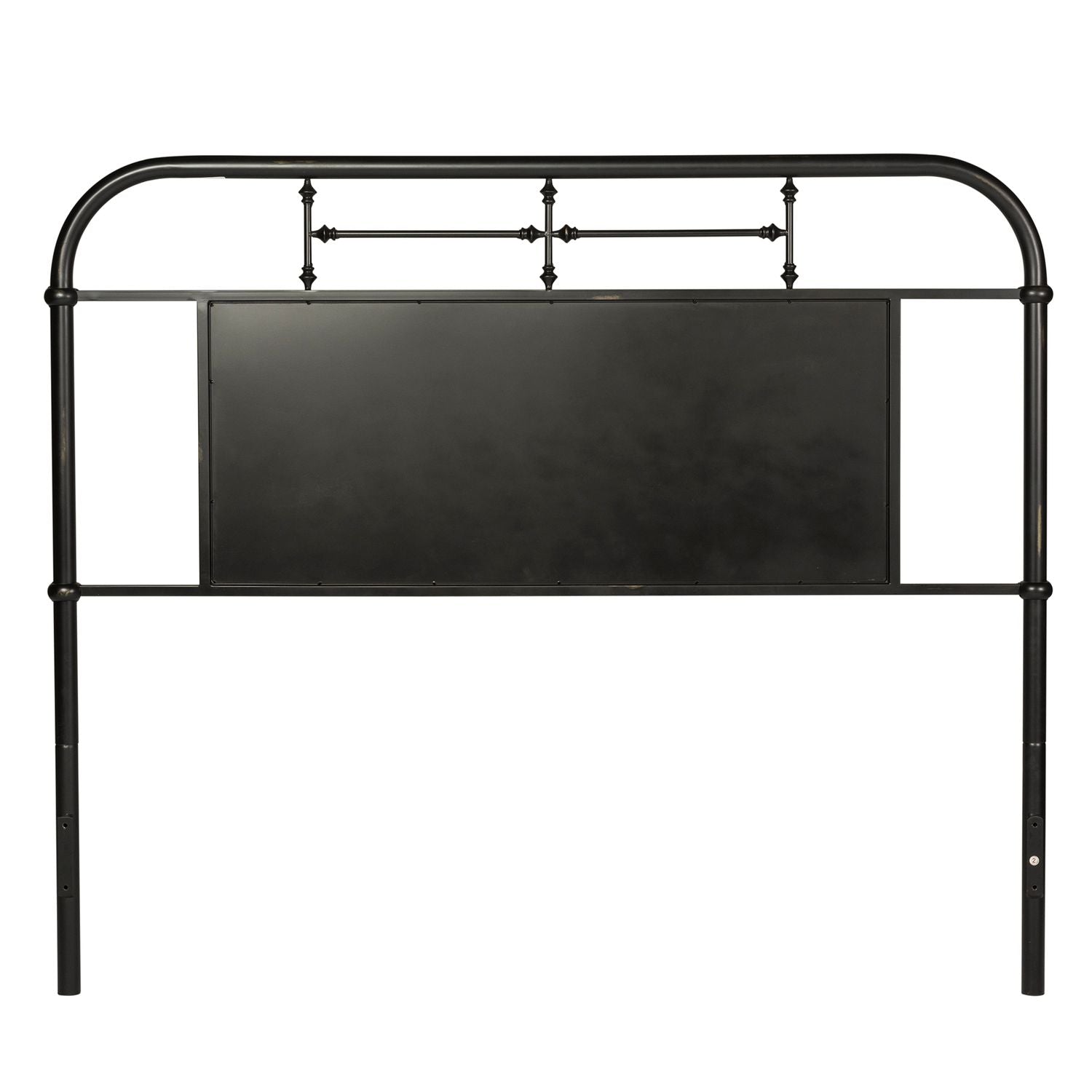 Vintage Series Queen Metal Headboard - Black