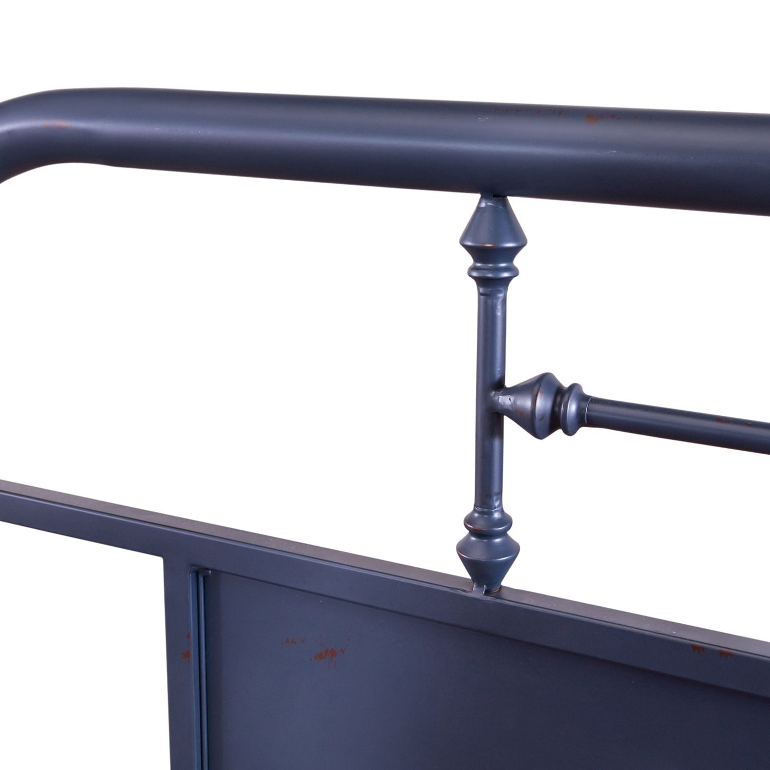 Vintage Series Queen Metal Headboard - Navy