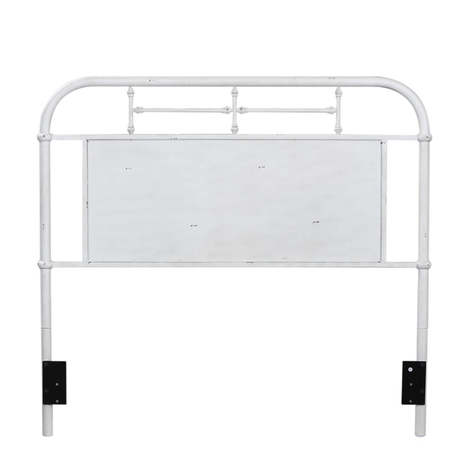 Vintage Series King Metal Headboard - Antique White