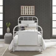 Vintage Series Full Metal Bed - Antique White