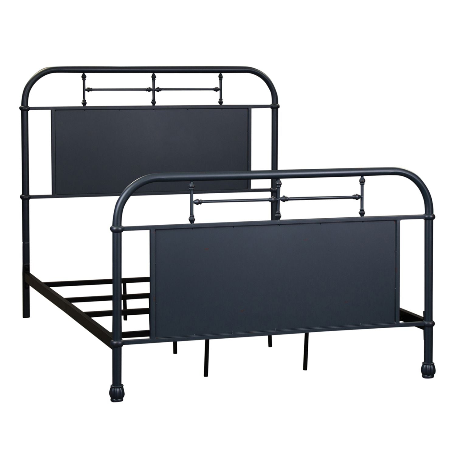 Vintage Series Full Metal Bed - Navy