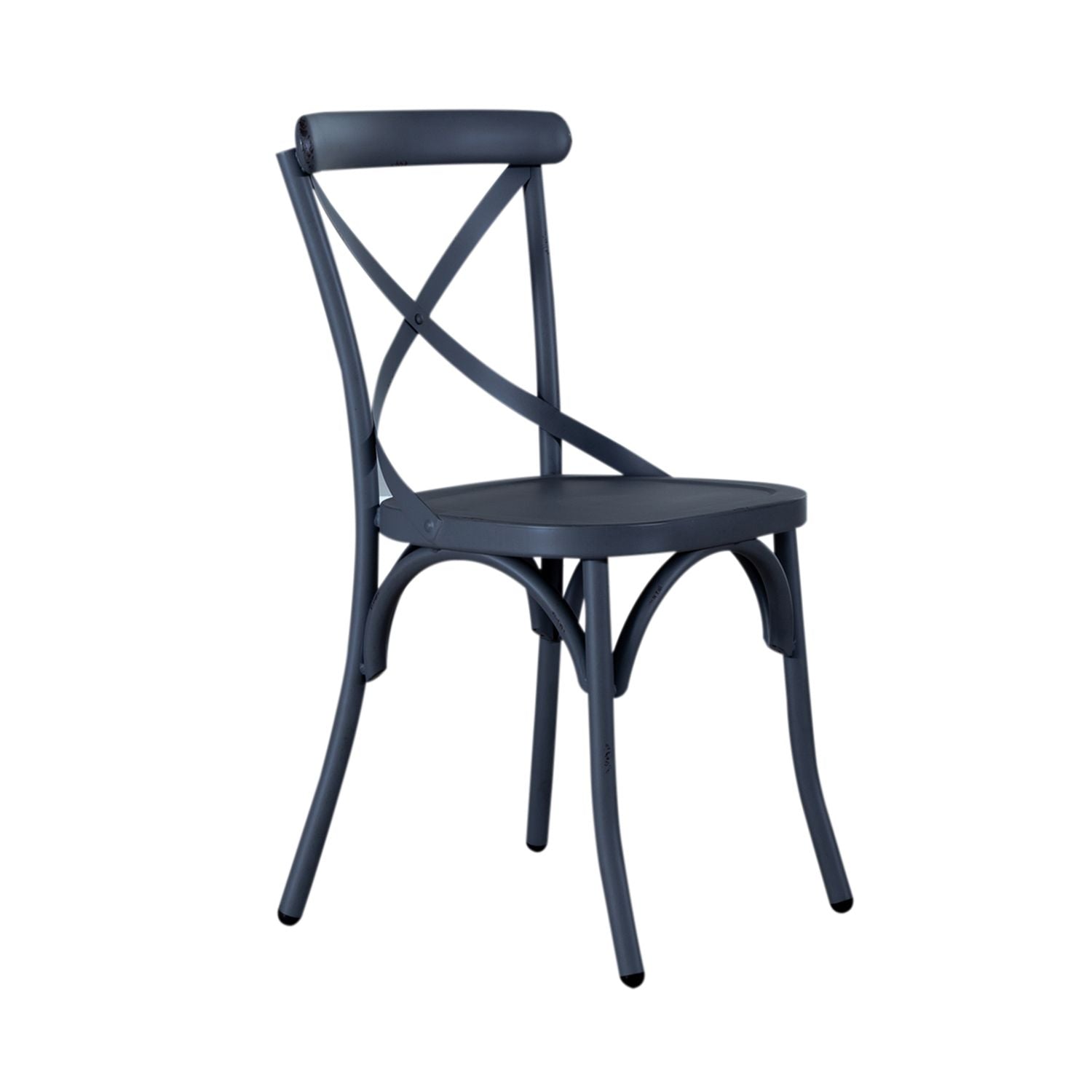 Vintage Series X Back Side Chair- Navy