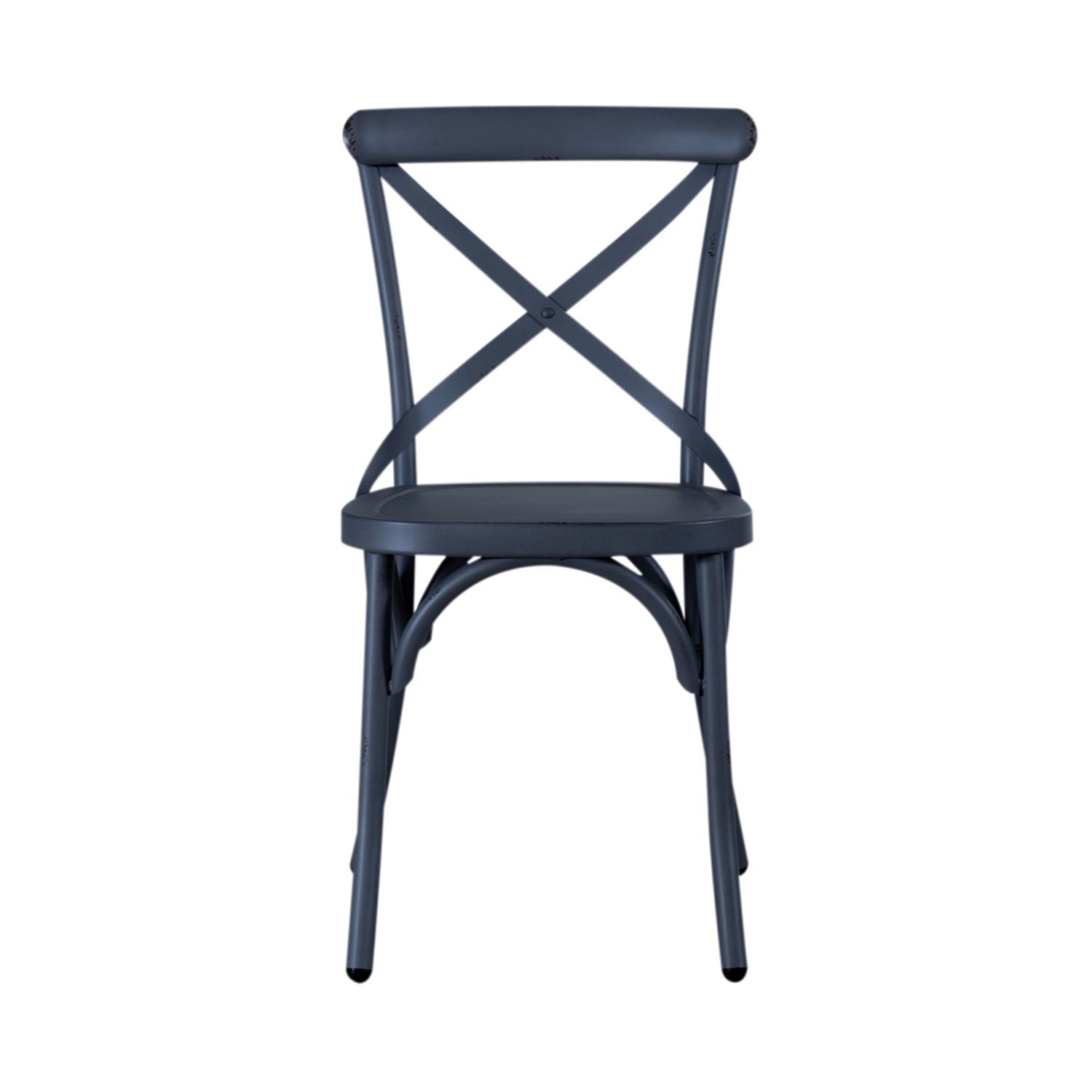 Vintage Series X Back Side Chair- Navy