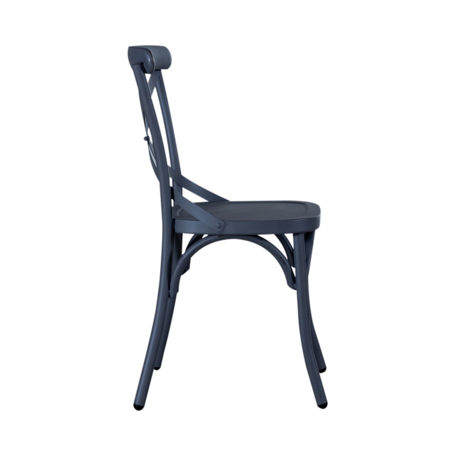 Vintage Series X Back Side Chair- Navy