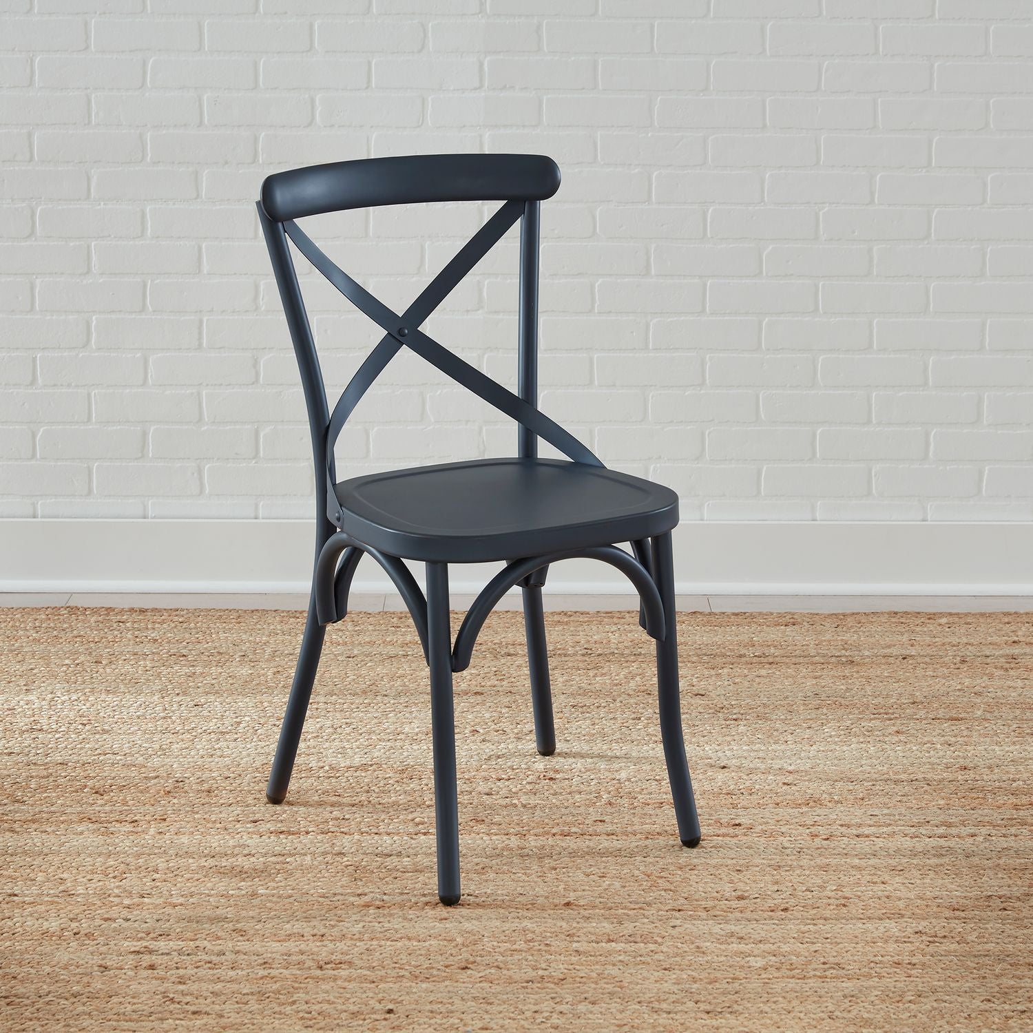 Vintage Series X Back Side Chair- Navy