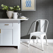 Vintage Series Bow Back Side Chair - Antique White