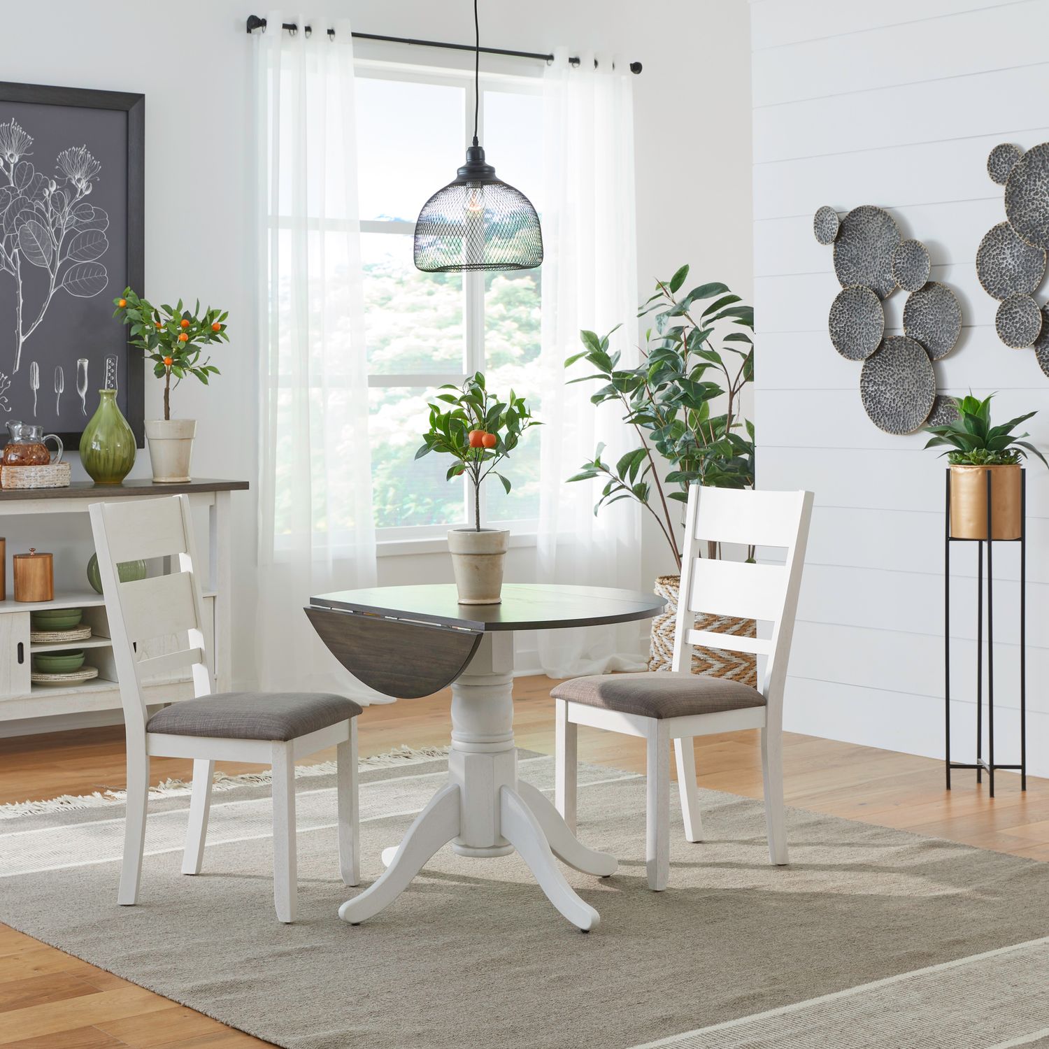 Brook Bay Opt 3 Piece Drop Leaf Table Set
