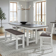 Brook Bay Opt 6 Piece Gathering Trestle Table