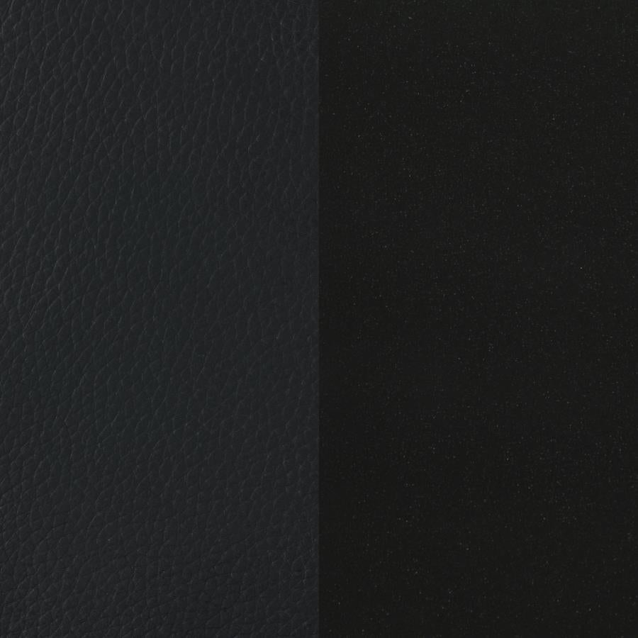 Vardon Genuine Leather Bar Stool Black (Set of 2)